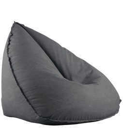 Gray Large Pouf