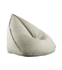 Beige Large Pouf