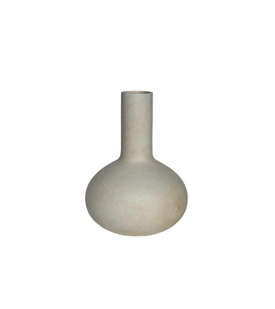 Elegant medium sized cement type vase