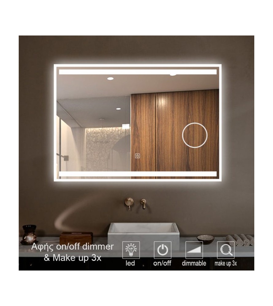 LP double light smart mirror